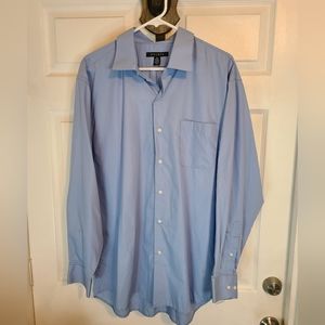 Ivy Crew Men's Long Sleeve Dress Shirt, Size: XL Color: Blue